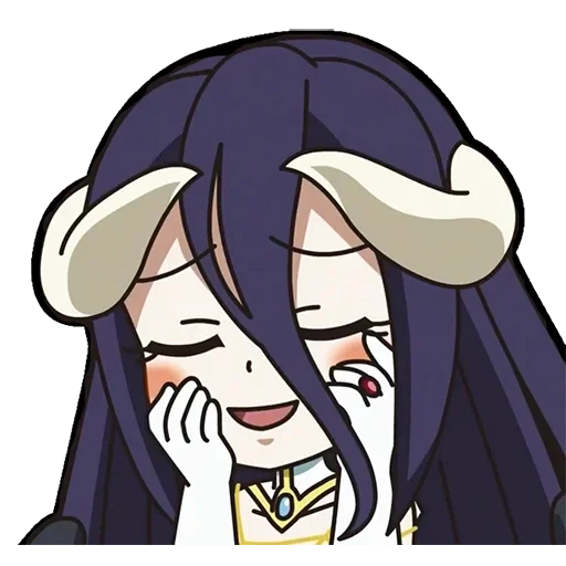 albedo, albedo de chibi, alberdo genshen, albedo overlord