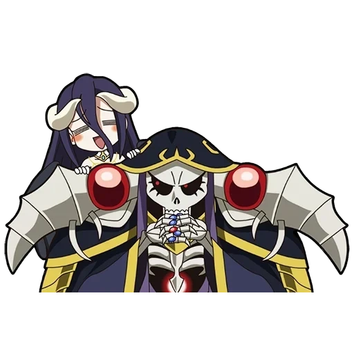 albedo, overlord, rey red cliff, red cliff overlord momonga