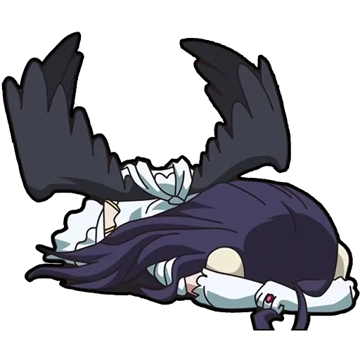 overlord, albedo chibi, albedo overlord, hanzo urusihara