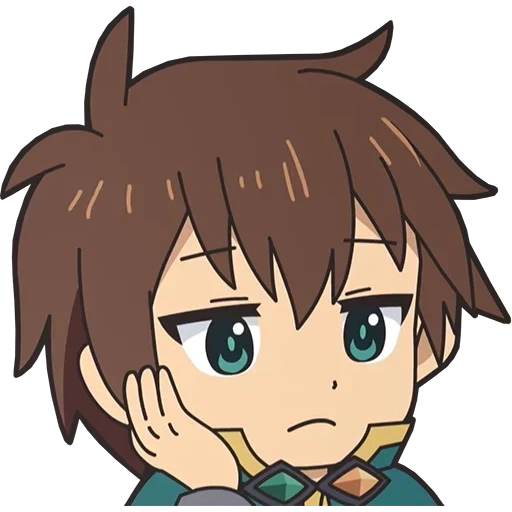 chibi, kazuma, sato kazuma, kazuma chibi