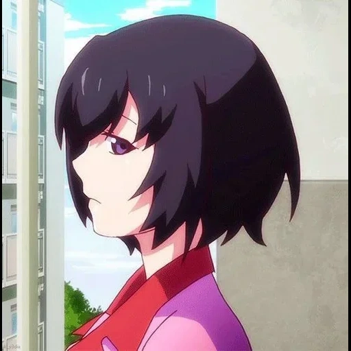 one dollar, monogatari, cartoon characters, monogatari series, monogatari series animation