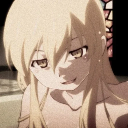 anime, gadis anime, shinobu oshino, karakter anime, anime bakemonogatari