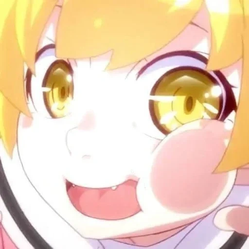 animación, shinobu, animación de kavai, shinobu oshino, animación kizumonogatari