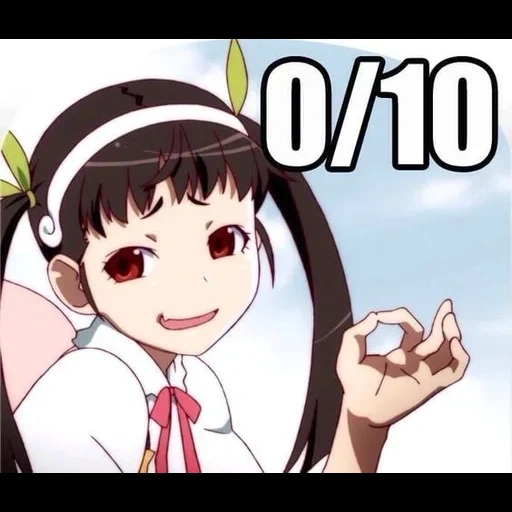 monogatari, khachikuji mai, mayoi hachikuji, personnages d'anime, en cas de négociations importantes