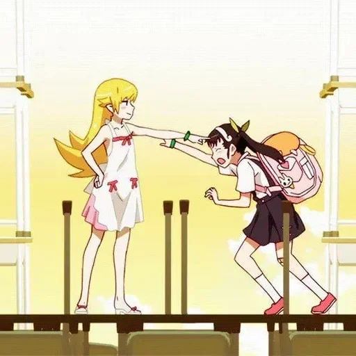 monogatari, animation single grid tower, bakemonogatari anime, anime kizumonogatari, monogatari series animation