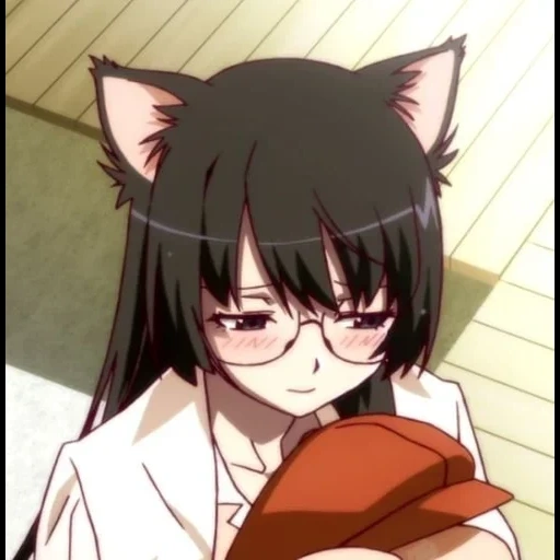 anime tian neizi, black hanekawa, hamakawa jinyu, hanekawa tsubasa, animação bakemonogatari