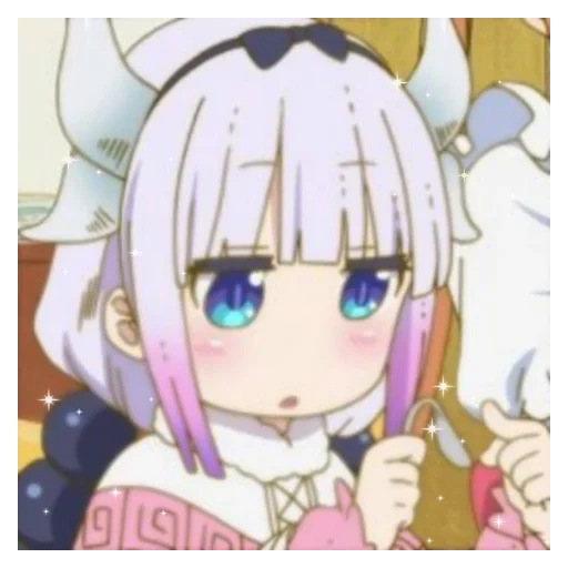 kanna kamui, kobayashi, personnages d'anime, kobayashi sanjiangyuan, la femme de chambre de la beauté de kobayashi