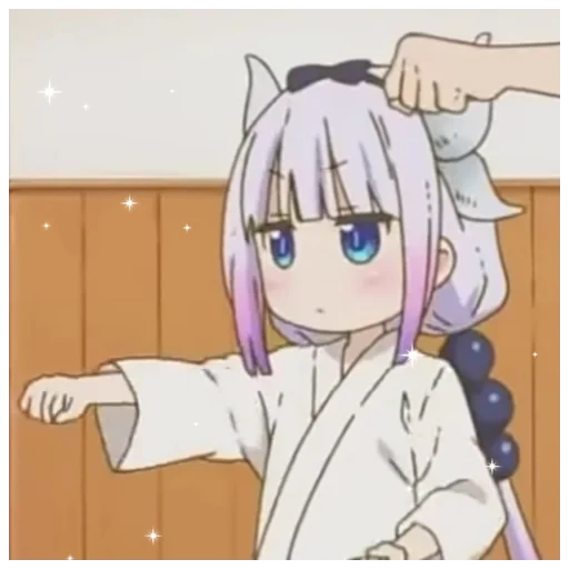 kobayashi san, karakter anime, pola lucu anime, pembantu kobayashi, pembantu naga kobayashi sanjiangyuan