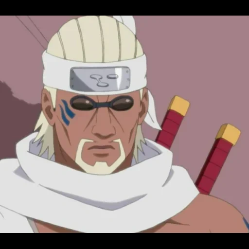 naruto, killer bi, killer bi naruto, killer bee's eyes, the characters of anime naruto
