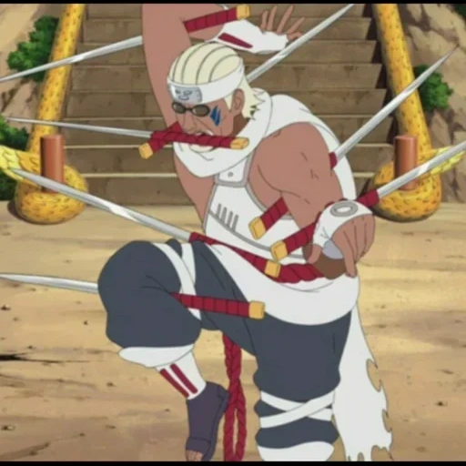 naruto, assassino bi, espadas de abelha assassina, killer bi boruto, samehada killer bi