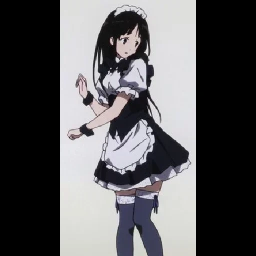 maid, maid cartoon, hyouka maid, cartoon chidanda maid, helka titanda maid