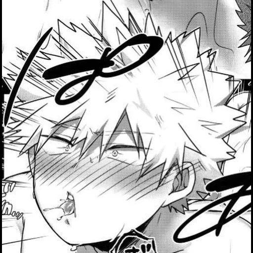 bakugou ahgao, baguo katsumu ahgao, baqugou katsomu he gao, bakugo ahgao pulau kiri, ahegao face katsuki bakugo