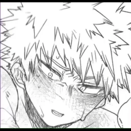 tela de bakugo manga, oito frutas shengmu akhgo, pintura de bakugo katsuki, baqudou katsuo ahe gao, ahegao face katsuki bakugo