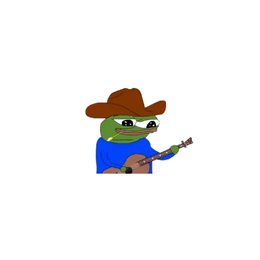 pepe, pepe barde, pepe erschreckt, pepe glücklich, pepe cowboy