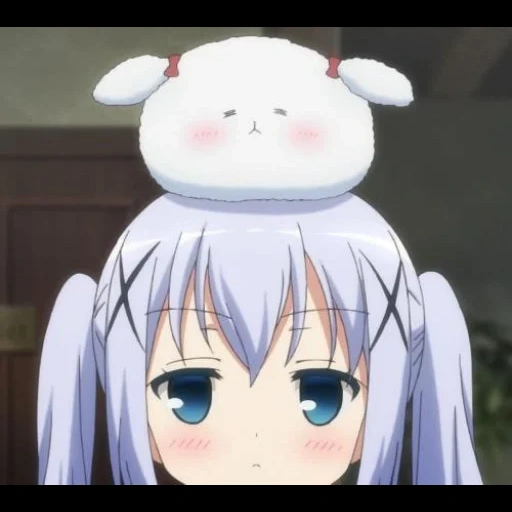 anime, anime chan, anime tyanka, anime characters, the rabbit ordered anime