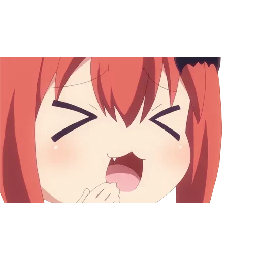 tawa anime, satania kurumizava, satania kurumizawa menangis, anime gabriel satania mem