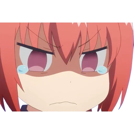 setania, anime satania marah, anime gabriel satania mem, gabriel melempar sekolah menangis