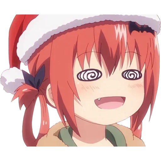 satanás, animação gabriel satanás, natal de satanás jiumei, captura de tela de gabriel dropout satania