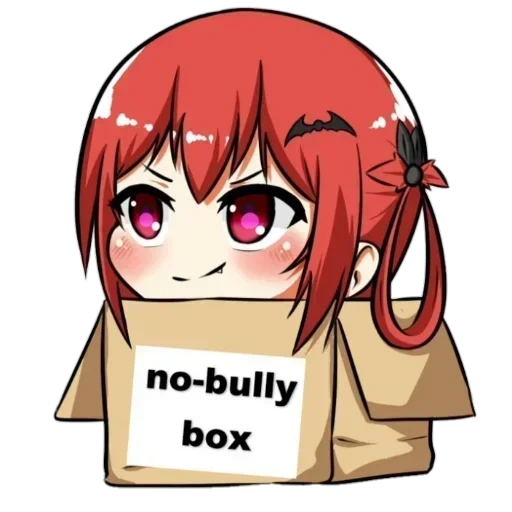 kotak waifu, kotak chibi, meme anime, anime kawai, dropout gabriel