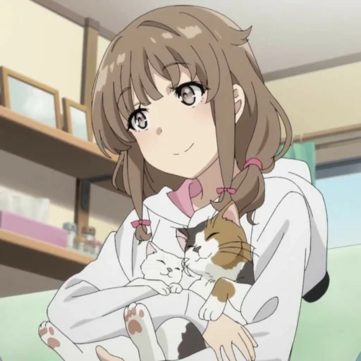 anime girl, azu sagawa guardian, seishun buta yarou, blend s maika saditic, seishun buta yarou wa bunny