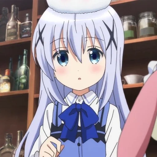 kafu chino, anime rabbit, qianye kafu animation, chino rabbit animation house, japanese animated music