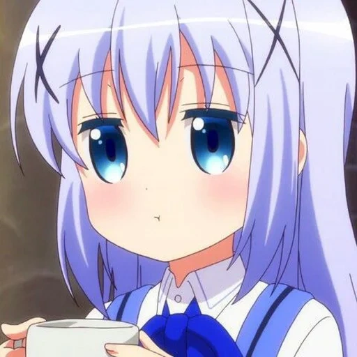 anime, hoice kafu, anime kawai, anime 200x200, casa de conejo de café