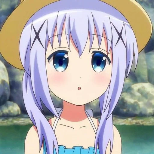 kafuu chino, anime kawai, anime 200x200, personajes de anime, el rango de anime kafu