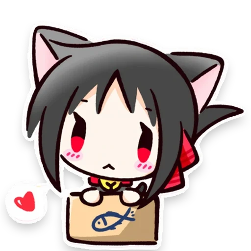 chibi, chibiki, wannyan, chibi uchiko, anime emoticons