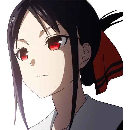 senpai di kamiya, signora kagu, personaggio di anime, faccia di kagu hegiya, anime di kagu jigiya