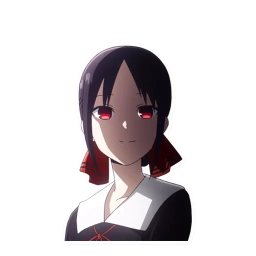 adesivo de kaguya sama, kaguya sama wa kokuraseetai, kaguya sinomia anime, sinomium kaguya avatar, kaguya sama