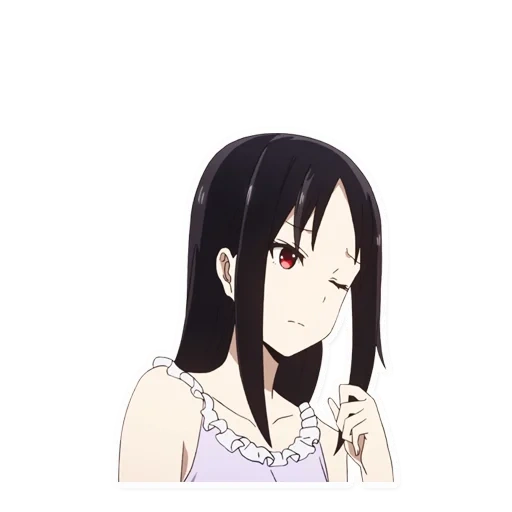 kaguya sama sticker, dibujo, kaguya sama wa kokurasetai, girls del anime, kaguya sama wa kokurasetai tensai tachi no renai zunousen