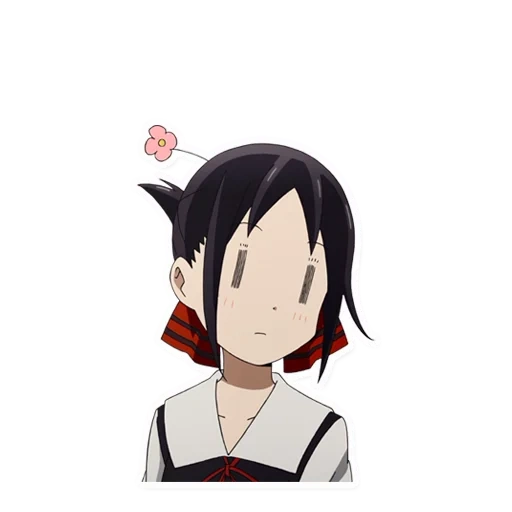 kaguya sama sticker, caracteres anime, anime, kaguya tire shinomy emotions, kaguya anime