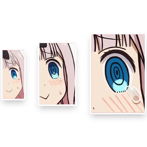 anime miku, anime's eyes, makeup of the eye of anime