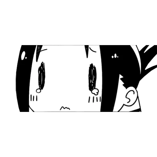 anime, diagram, wajah toro panjang, stiker kagu, karakter anime