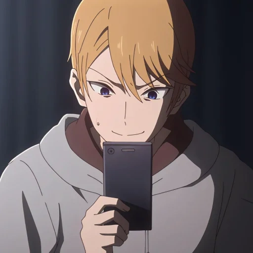 episode 7, anime boyfriend, kobayashi kenya, sad animation, cartoon characters