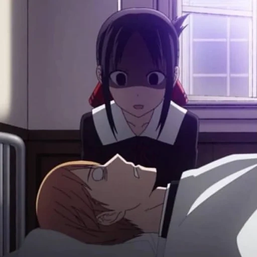 anime, hayasaka miyuki, nyonya kaguya musim 3, madam kaguya cinta ciuman