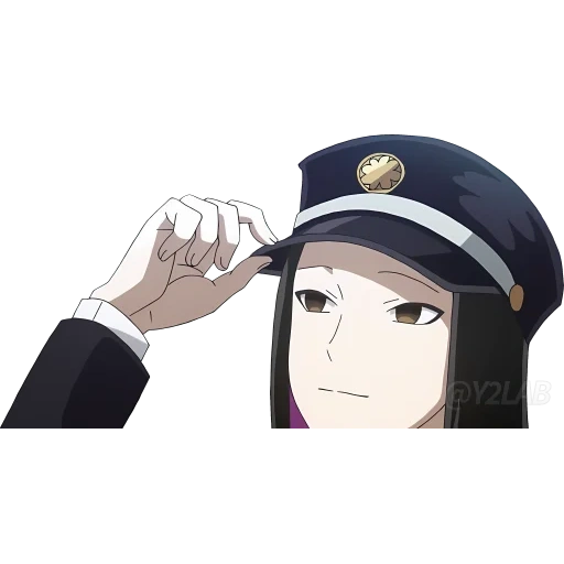 anime, anime, sieht anime aus, damian nambak, gegenüber von einem weiblichen polizistenanime