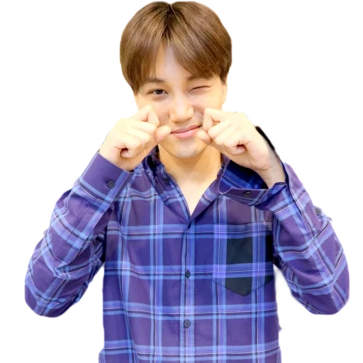 сюмин, exo-man, kai exo, клетчатая рубашка, exo kai plaid shirt