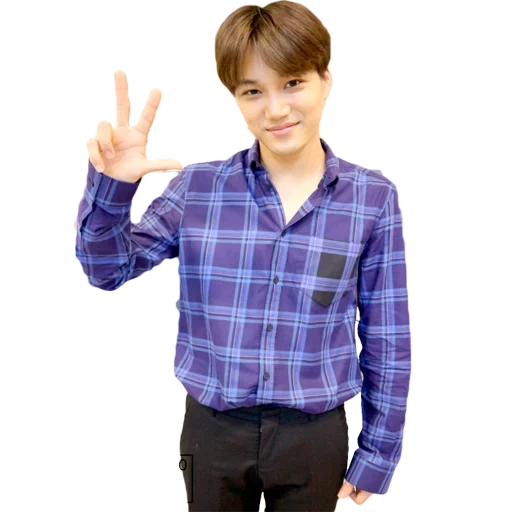 exo-man, мальчик, transparent, exo kai plaid shirt, детская стильная рубашка