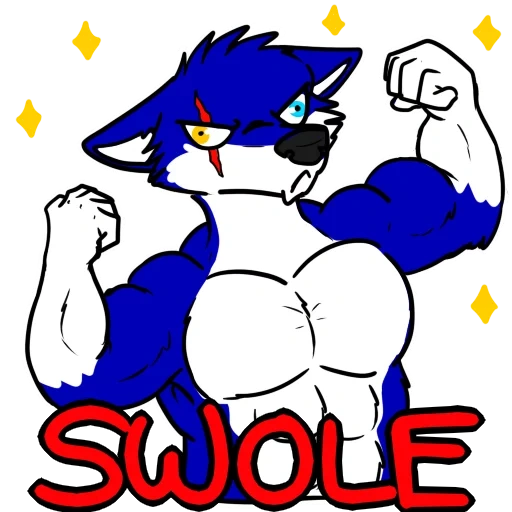 anime, estampido supersónico, sonic wolf exe, vore cat comic, crecimiento muscular sónico