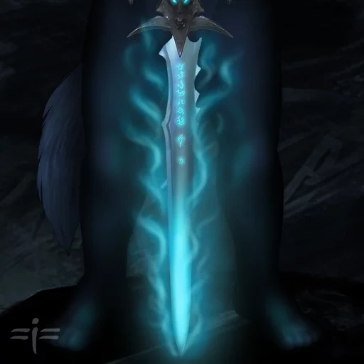 frostmorn, espada frostmorn, olympus sword god guer, artas sword frostmorn, frostmorn ice sorrow