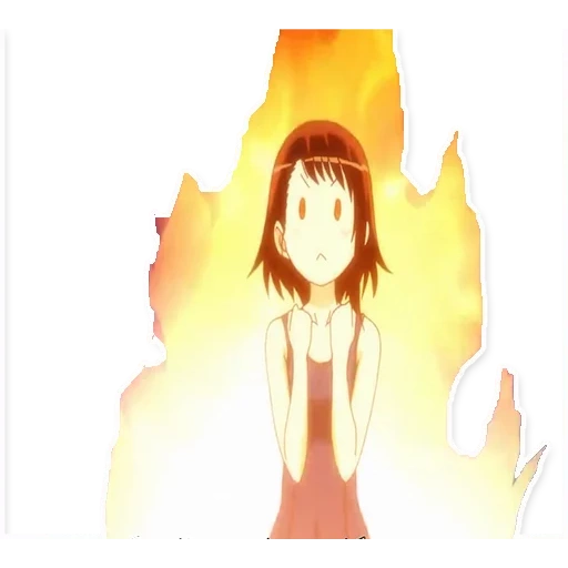 anime, anime, seni anime, api anime, anime aura berapi api