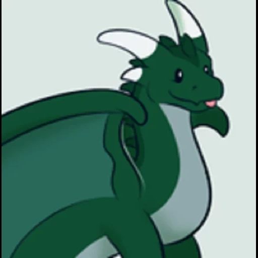 anime, el dragón, dragón verde, torá la forma del dragón, dragón gorynych vore