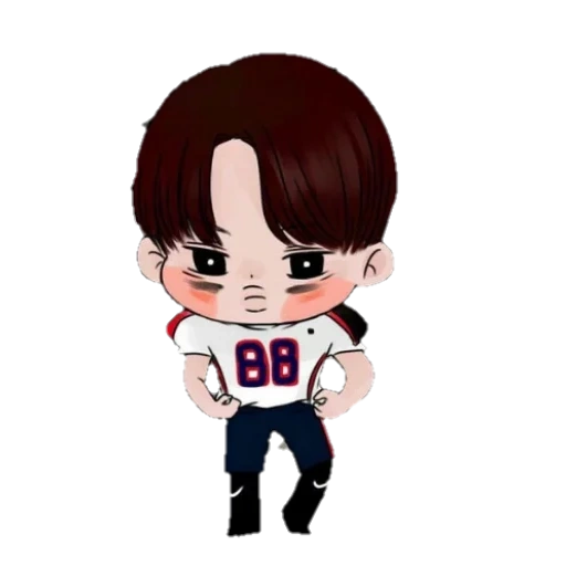 red cliff, bts chibi, jungkook bts, red cliff character, bts kibi fund