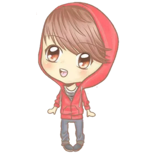 red cliff, figure, light eight upper, cartoon character, chibik chong chonggok