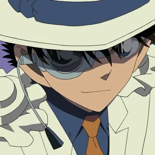 twitter, detektif conan, diagrama de efeito kato kid, kato kid segunda temporada, captura de tela de anime kato kid