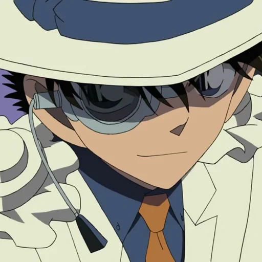 gorjeo, detektif conan, kaito kid render, kaito kid temporada 2, kaito kid anime skrin