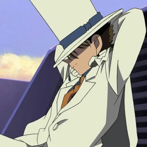 anime boy, anime man, personaggio di anime, anime del ragazzo anime, wizard kaito 1412 kaito kid