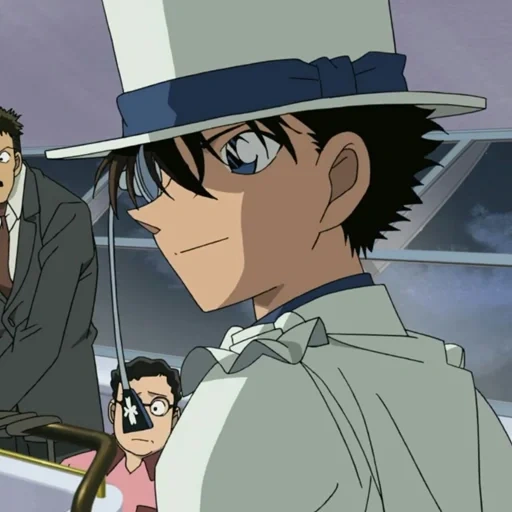 bel anime, détective d'anime, personnages d'anime, détective conan, détective conan kaito