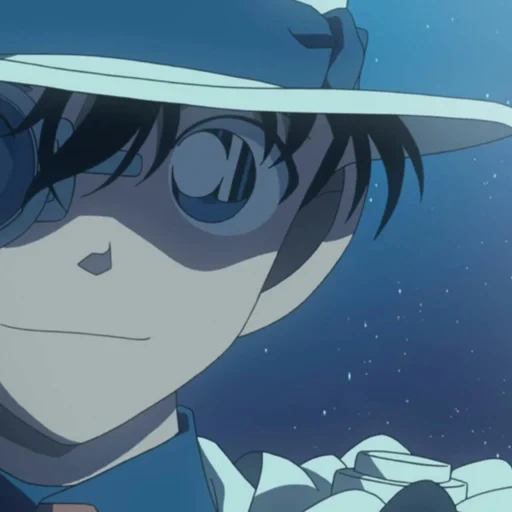 kato boy, kaito kid ran, detective animation, cartoon character, detective conan